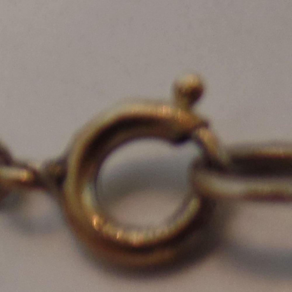 VINTAGE PREMIER DESIGNS *MIRA* SILVER & GOLD-PLATED NECKLACE EXTENDER/SLIDE 22" - Picture 8 of 15